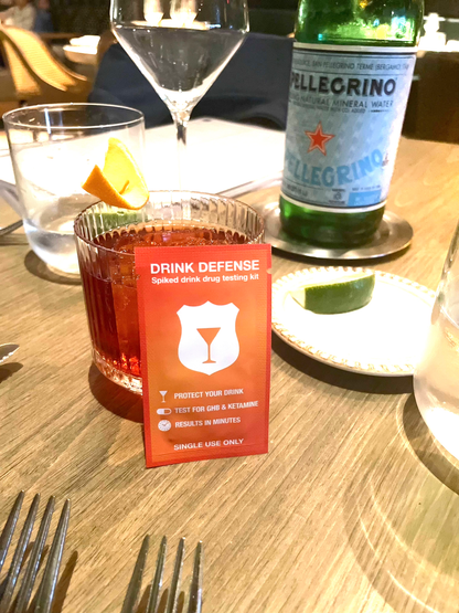 Drink Defense: Spiked Drink Test Card for GHB & Ketamine