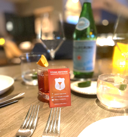 Drink Defense: Spiked Drink Test Card for GHB & Ketamine